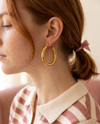 Chunky Gold Hoops