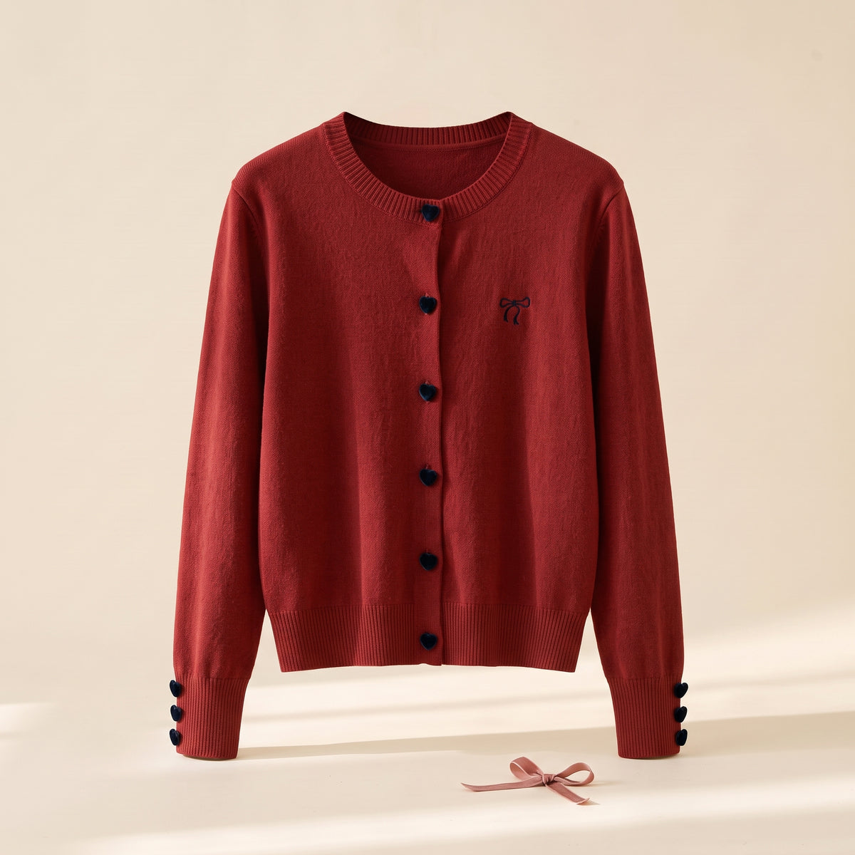 The Heart Button Cardigan