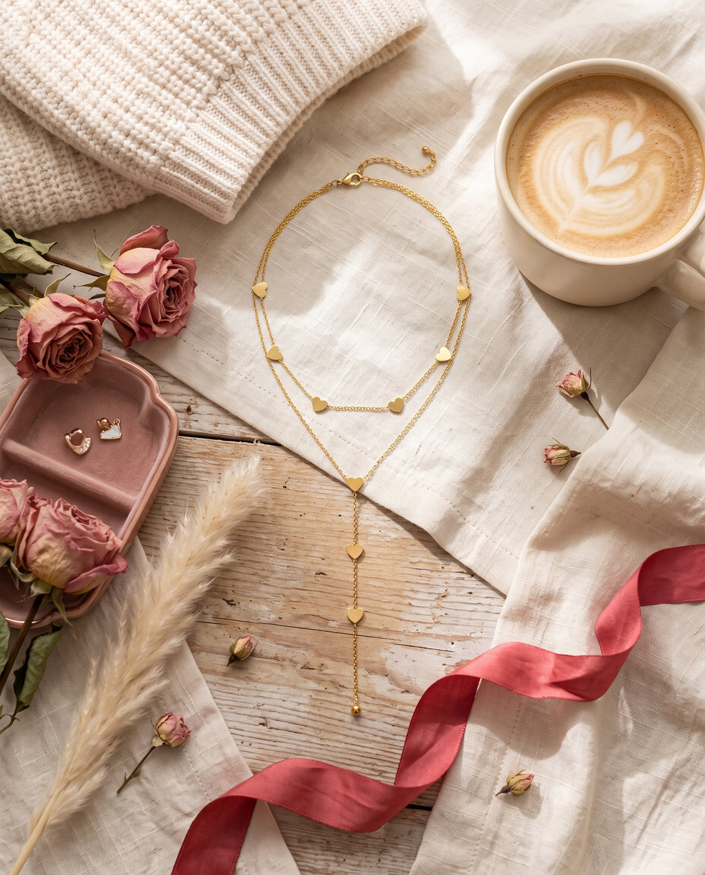 The Double Heart Choker