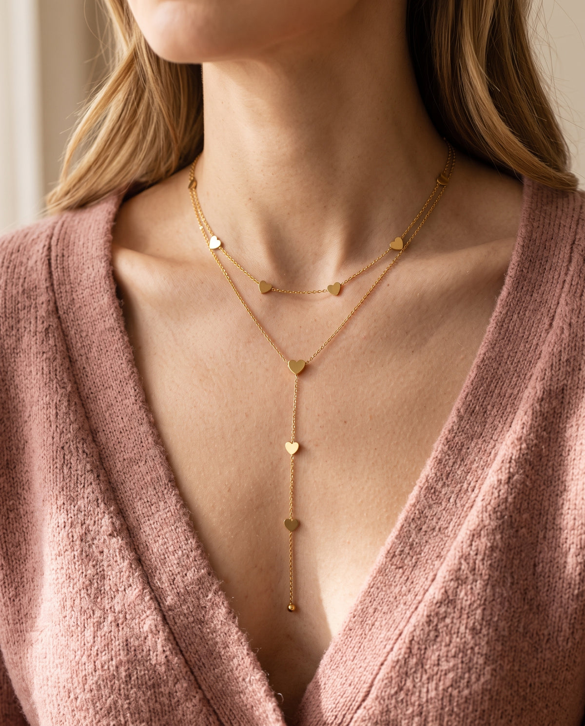 The Double Heart Choker