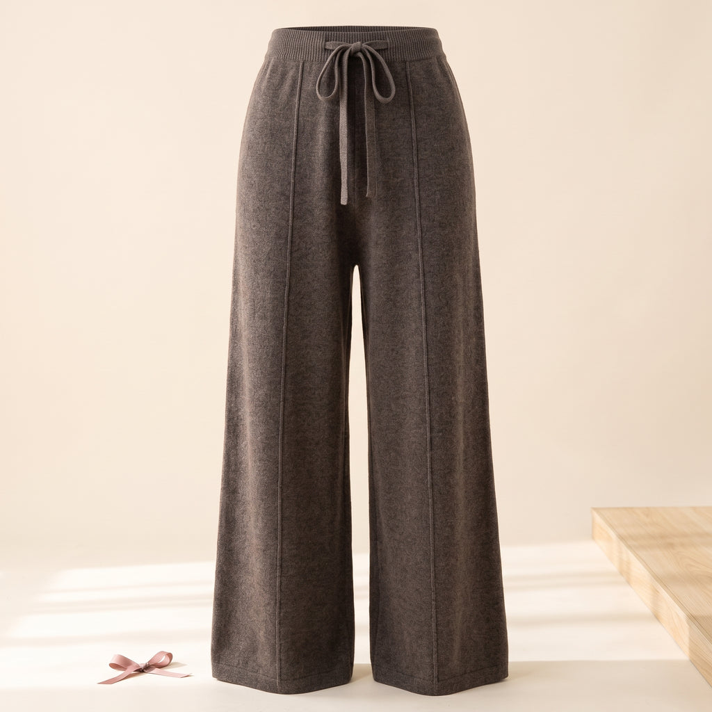 The Petite Merino Knit Pants — Mocha