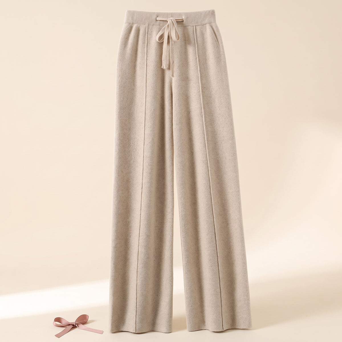 The Petite Knit Wide-Leg Pants