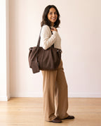 The Slouchy Suede Tote
